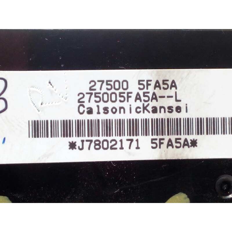 Recambio de mando climatizador para nissan micra v (k14) 0.9 cat referencia OEM IAM 275005FA5A  