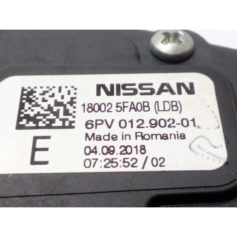 Recambio de potenciometro pedal para nissan micra v (k14) 0.9 cat referencia OEM IAM 180025FA0B  6PV01290201