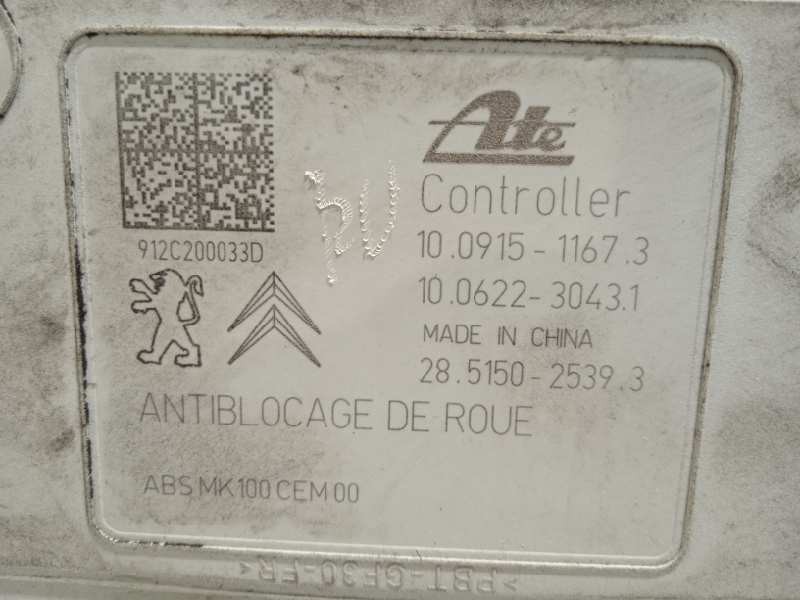 Recambio de abs para citroën c3 picasso exclusive referencia OEM IAM 9802460680 10091511673 10022001214