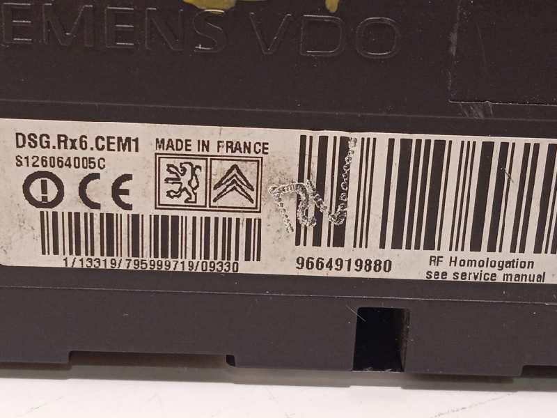 Recambio de modulo electronico para citroën c5 berlina premier referencia OEM IAM 9664919880  