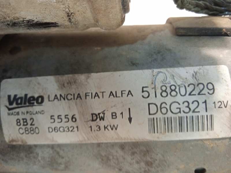 Recambio de motor arranque para fiat fiorino básico referencia OEM IAM 51880229  D6G321