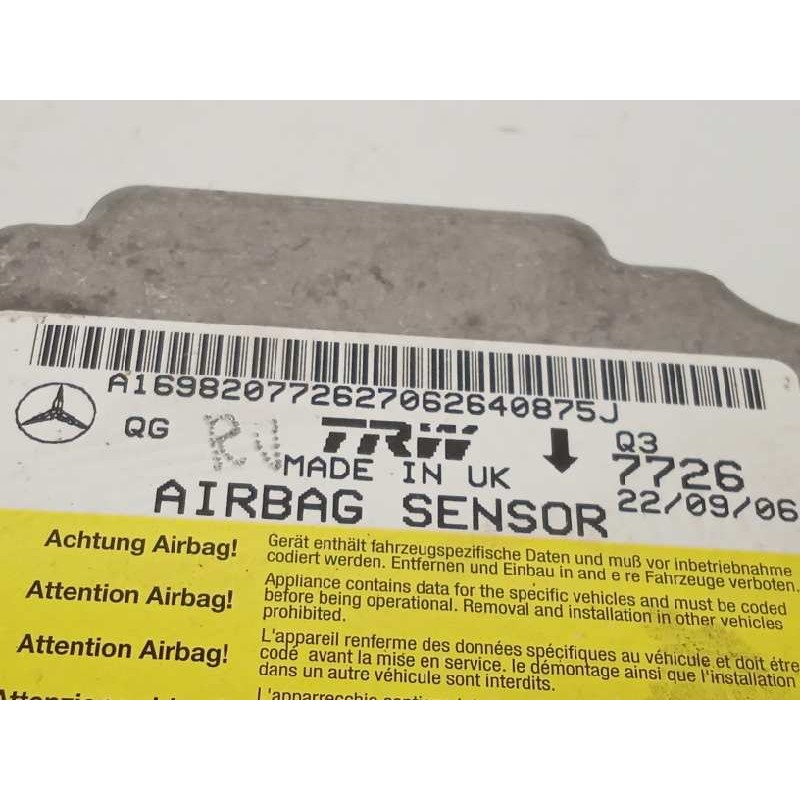 Recambio de centralita airbag para mercedes-benz clase b (w245) 200 cdi (245.208) referencia OEM IAM A1698207726  