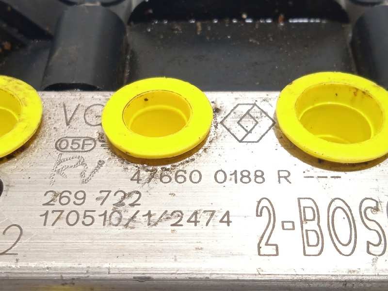 Recambio de abs para renault captur zen referencia OEM IAM 476600188R 2265106516 269722