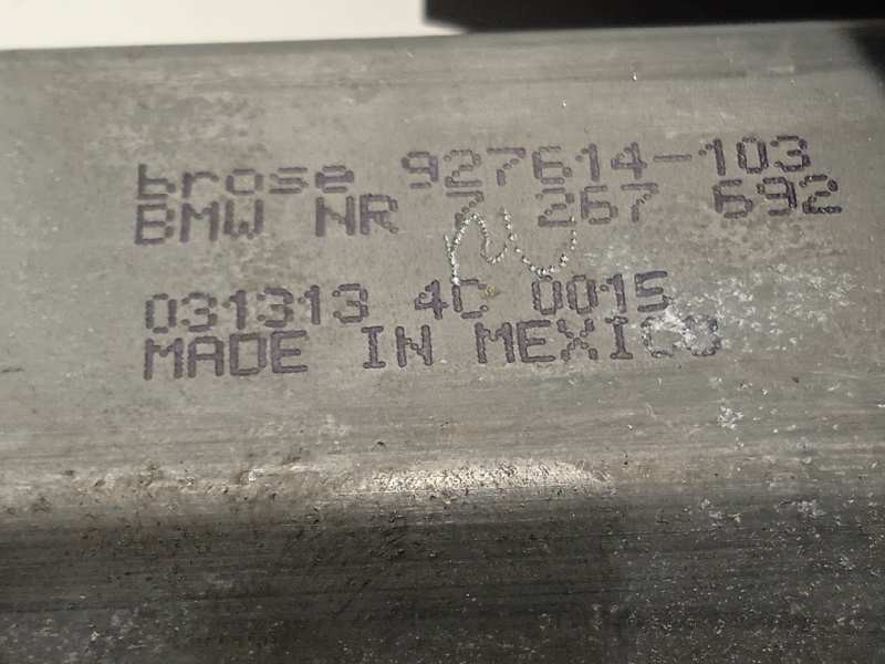 Recambio de elevalunas trasero derecho para bmw x5 (e70) xdrive30d referencia OEM IAM 7267692 51357166382 67627267692
