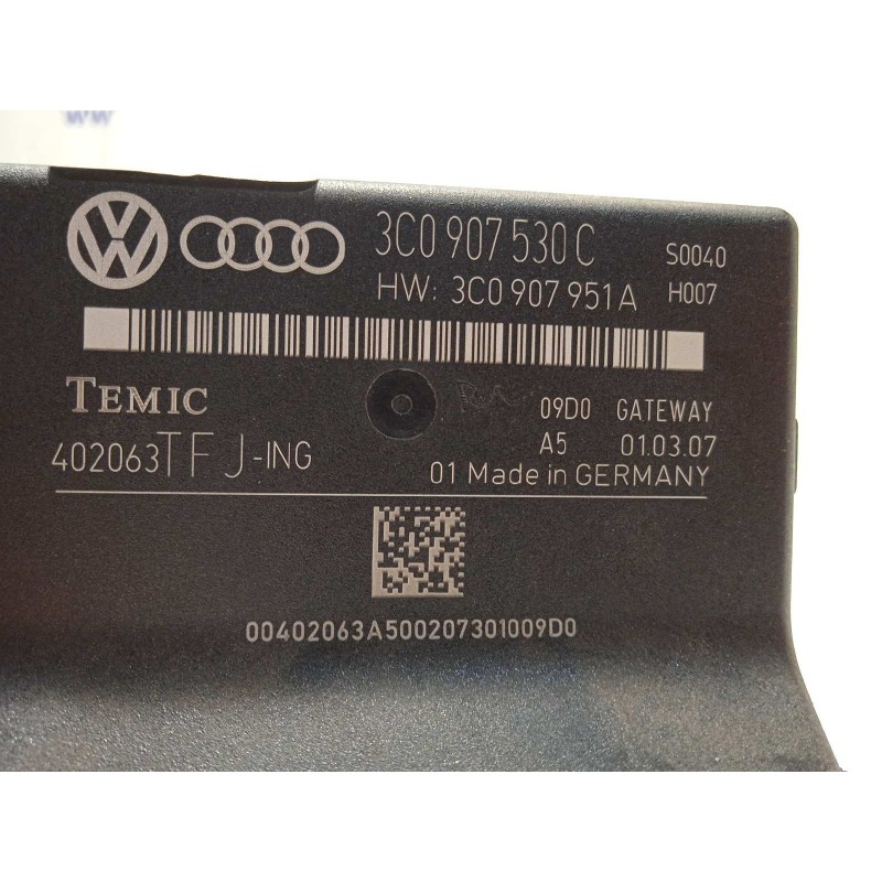 Recambio de centralita check control para volkswagen passat berlina (3c2) 2.0 tdi referencia OEM IAM 3C0907530C  