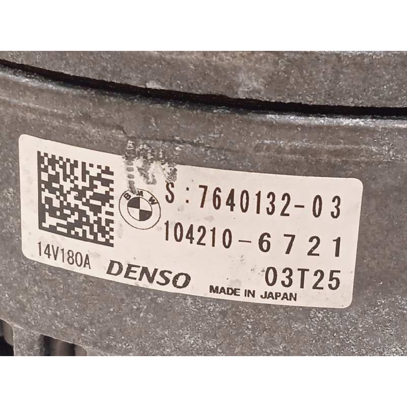 Recambio de alternador para bmw x3 (f25) 2.0 16v turbodiesel referencia OEM IAM 7640132 12317640132 1042106721