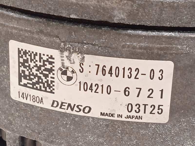 Recambio de alternador para bmw x3 (f25) 2.0 16v turbodiesel referencia OEM IAM 7640132 12317640132 1042106721