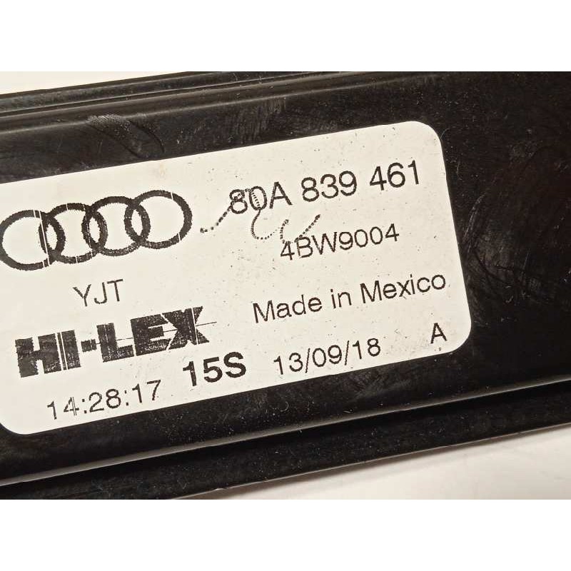 Recambio de elevalunas trasero izquierdo para audi q5 (fyb) 2.0 tdi referencia OEM IAM 80A839461  80A959812