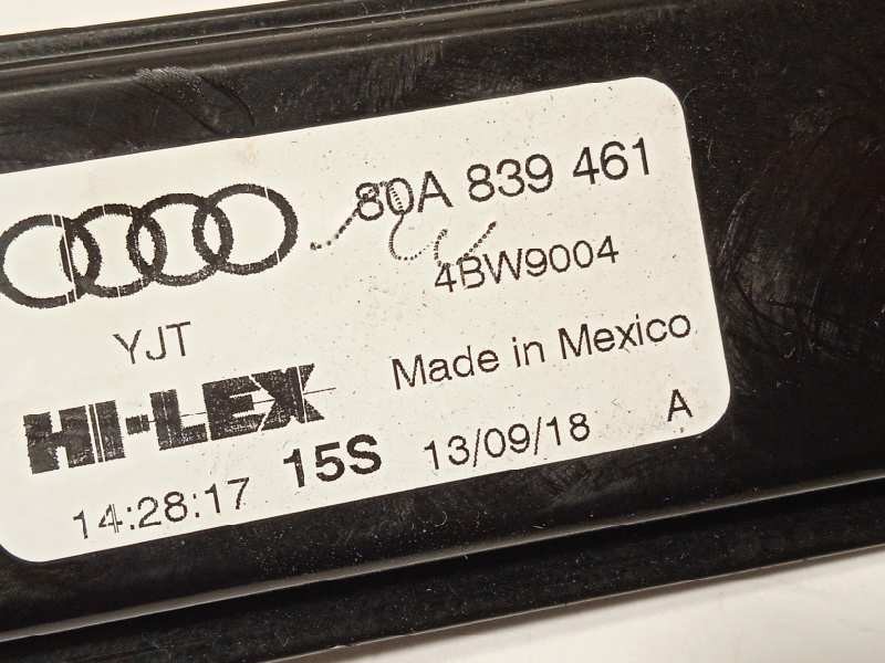 Recambio de elevalunas trasero izquierdo para audi q5 (fyb) 2.0 tdi referencia OEM IAM 80A839461  80A959812