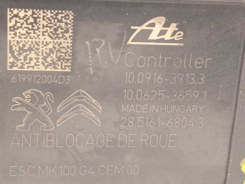 Recambio de abs para citroën c-elysée shine referencia OEM IAM 9822654880 10091639133 10022012064