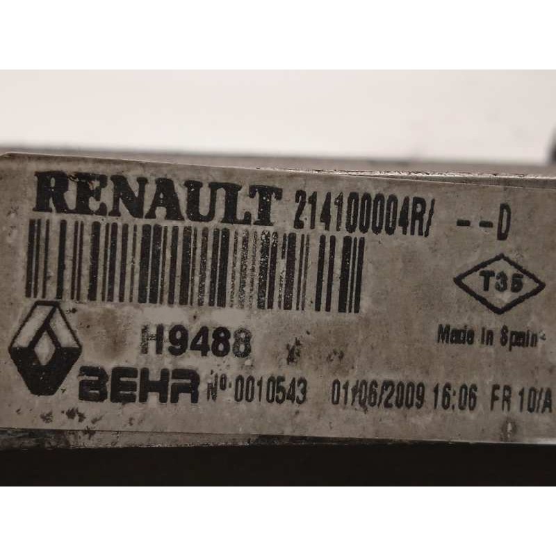 Recambio de radiador agua para renault laguna grandtour iii authentique referencia OEM IAM 214100004R  214000003R