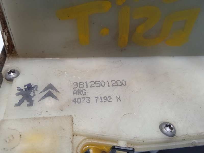 Recambio de cerradura puerta trasera izquierda para peugeot 2008 (--.2013) 1.2 16v vti referencia OEM IAM 9812501280  