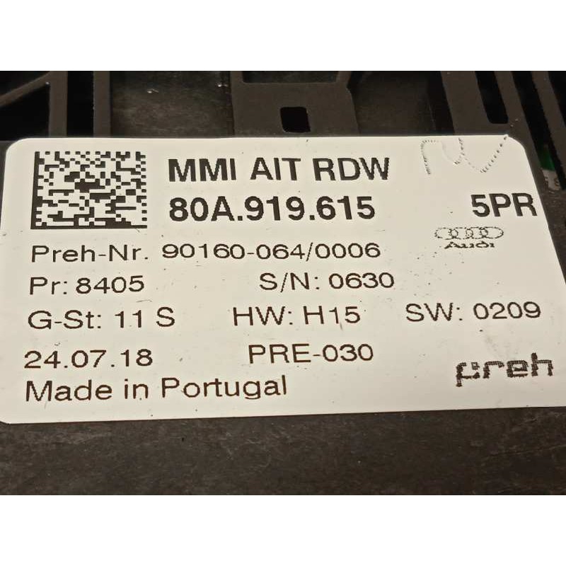 Recambio de mando multifuncion para audi q5 (fyb) 2.0 tdi referencia OEM IAM 80A919615  