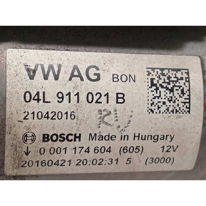 Recambio de motor arranque para audi a4 berlina (8w2) 2.0 16v tdi referencia OEM IAM 04L911021B  0001174604
