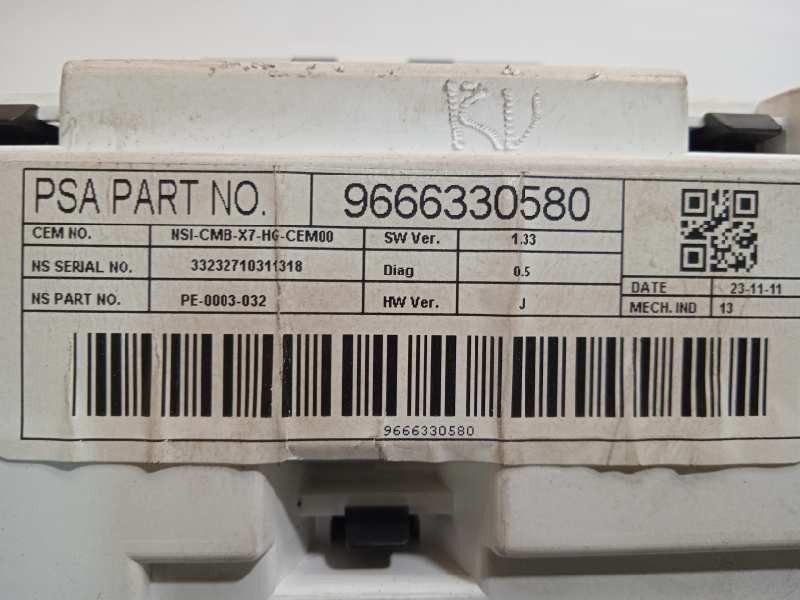 Recambio de cuadro instrumentos para citroën c5 station wagon 1.6 hdi fap referencia OEM IAM 9666330580  9809867480