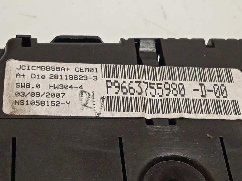 Recambio de cuadro instrumentos para citroën c4 picasso sx referencia OEM IAM 9663755980  P9663755980