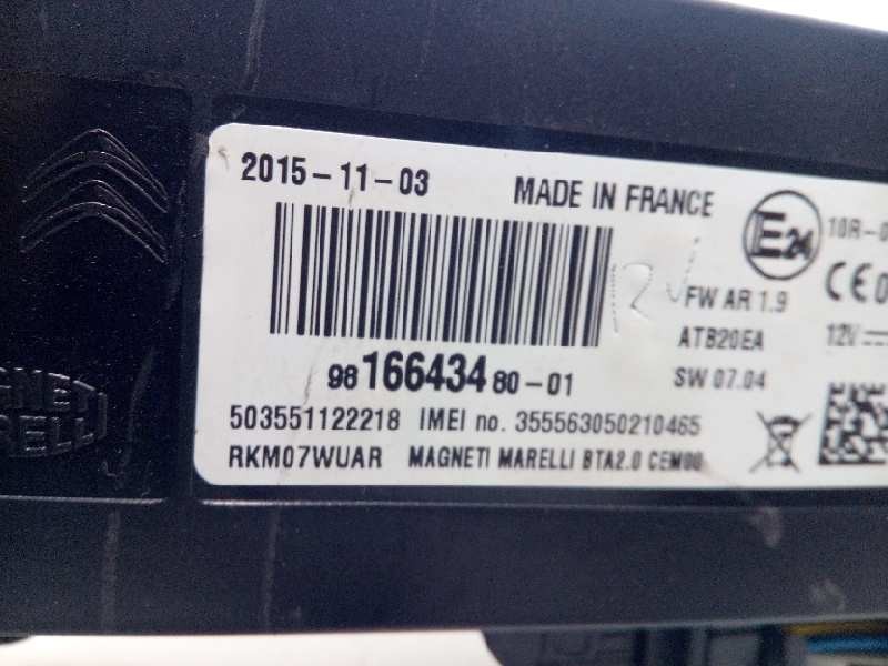 Recambio de modulo electronico para citroën c4 picasso 1.2 12v e-thp referencia OEM IAM 9816643480  