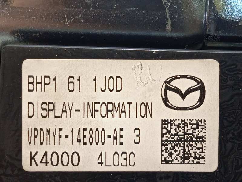 Recambio de pantalla multifuncion para mazda 3 lim. () style referencia OEM IAM BHP1611J0D  BHP1