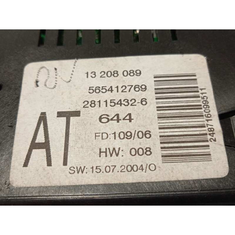 Recambio de pantalla multifuncion para opel astra gtc sport referencia OEM IAM 13208089  