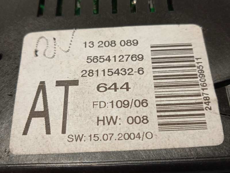 Recambio de pantalla multifuncion para opel astra gtc sport referencia OEM IAM 13208089  