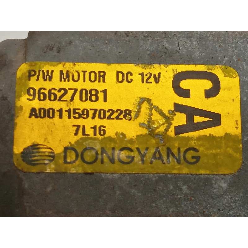 Recambio de elevalunas trasero izquierdo para chevrolet captiva 2.0 vcdi lt referencia OEM IAM 96627081  96624334