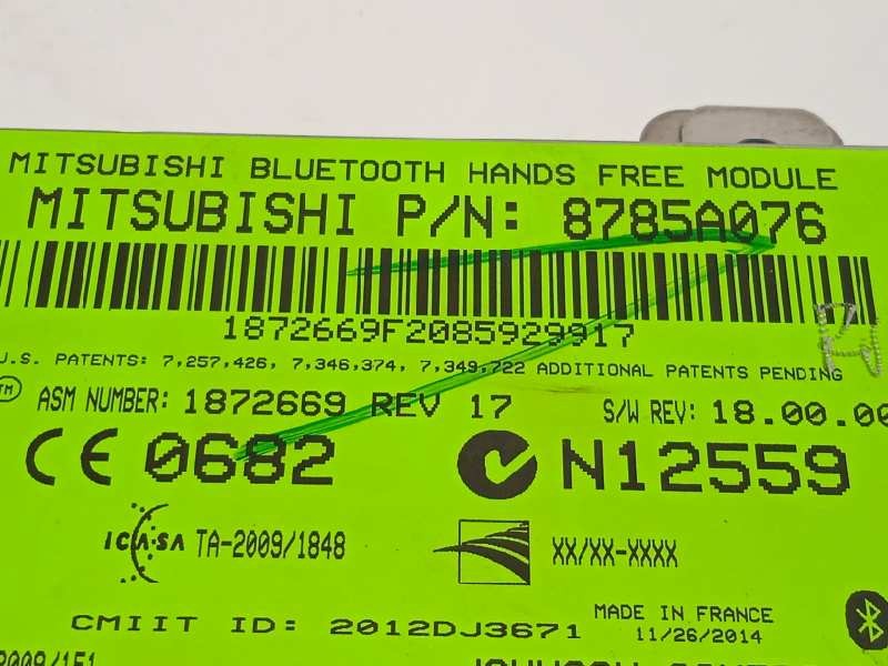 Recambio de centralita unidad control telefono para mitsubishi space star (a00) motion referencia OEM IAM 8785A076  