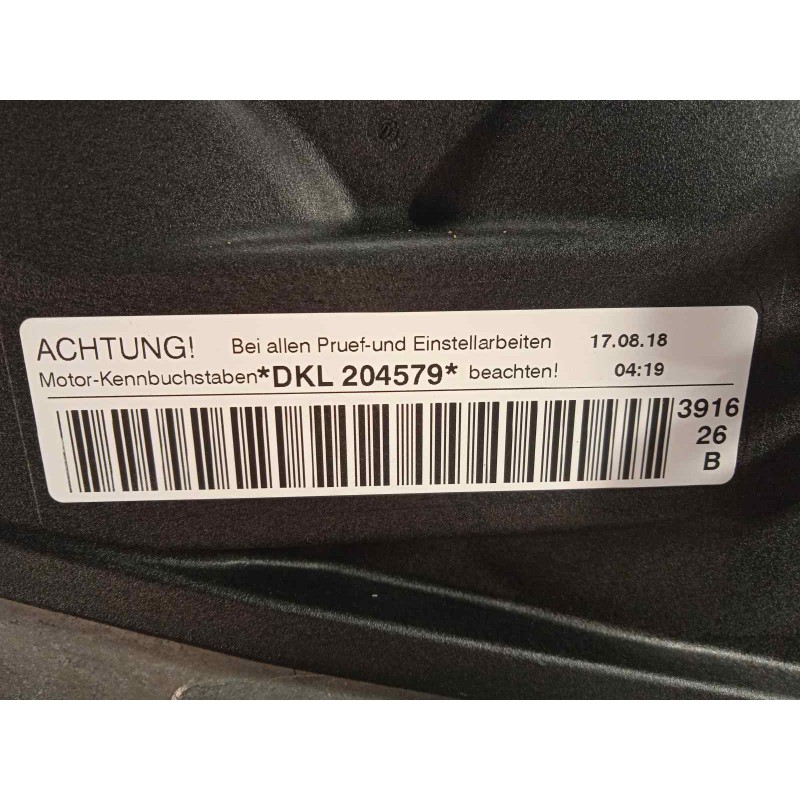Recambio de motor completo para volkswagen polo sport referencia OEM IAM DKL  DKLA