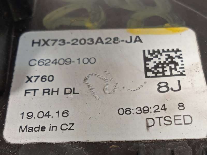 Recambio de cerradura puerta delantera derecha para jaguar xe 2.0 diesel cat referencia OEM IAM HX73203A28JA 3