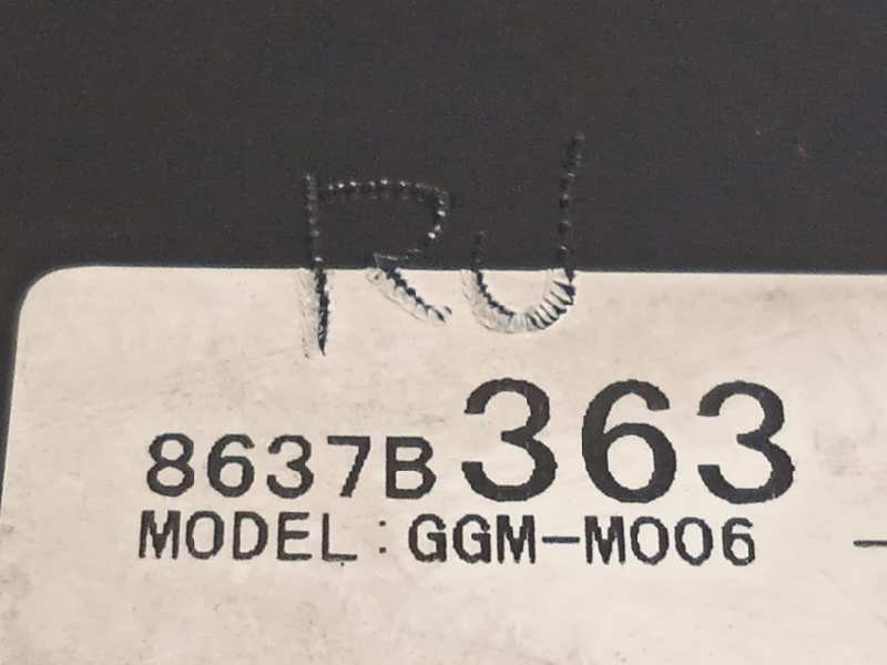 Recambio de modulo electronico para mitsubishi space star (a00) motion referencia OEM IAM 8637B363  