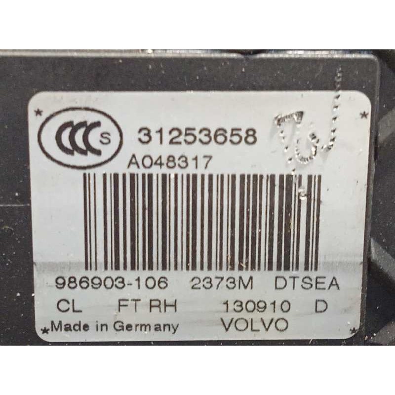 Recambio de cerradura puerta delantera derecha para volvo xc60 2.0 diesel cat referencia OEM IAM 31253658  