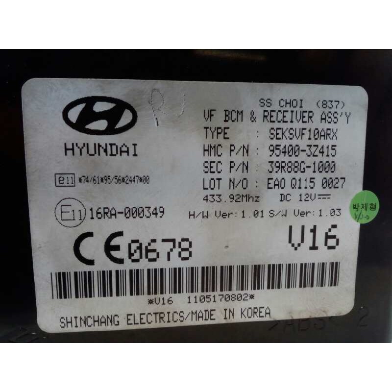 Recambio de modulo electronico para hyundai i40 cw gl comfort referencia OEM IAM 954003Z415  