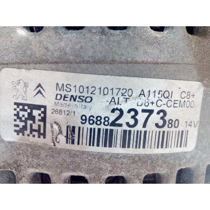 Recambio de alternador para peugeot 208 active referencia OEM IAM 9688237380  