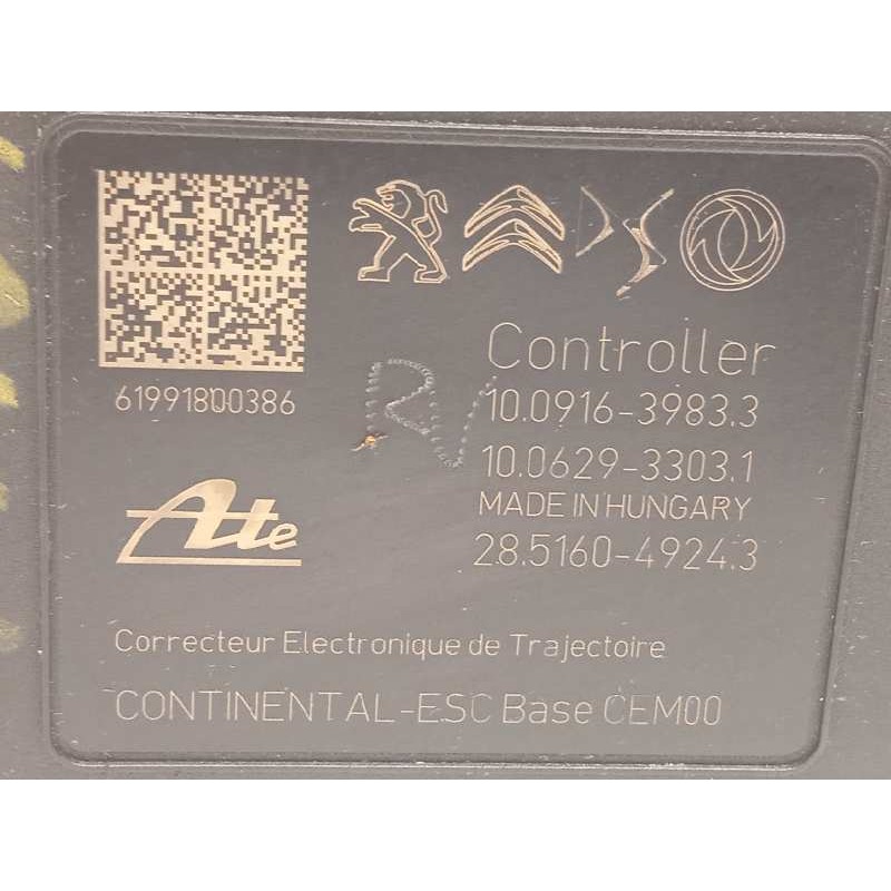 Recambio de abs para opel corsa f elegance referencia OEM IAM 9836177780 10091639833 10022020184