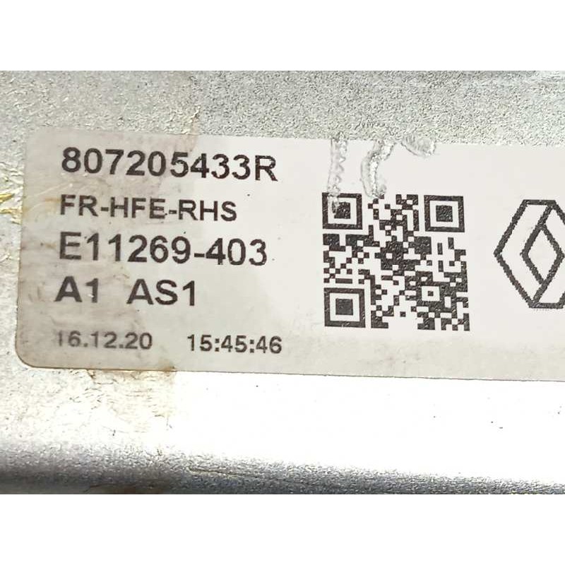 Recambio de elevalunas delantero derecho para renault kadjar 1.3 tce referencia OEM IAM 807205433R  
