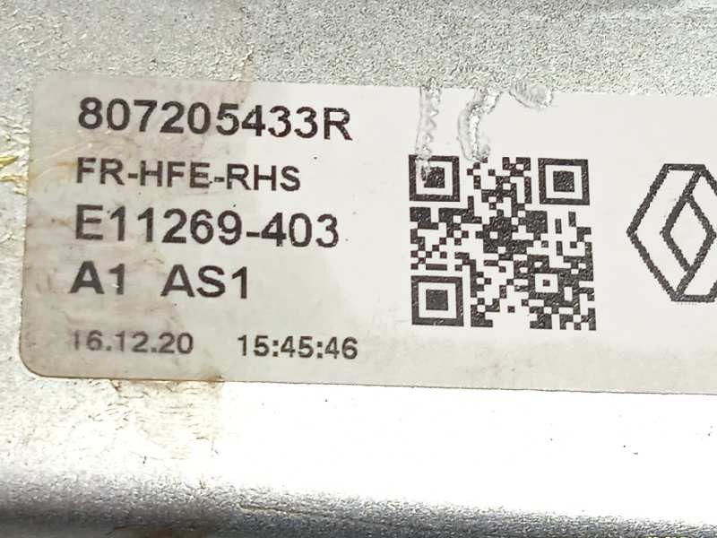 Recambio de elevalunas delantero derecho para renault kadjar 1.3 tce referencia OEM IAM 807205433R  