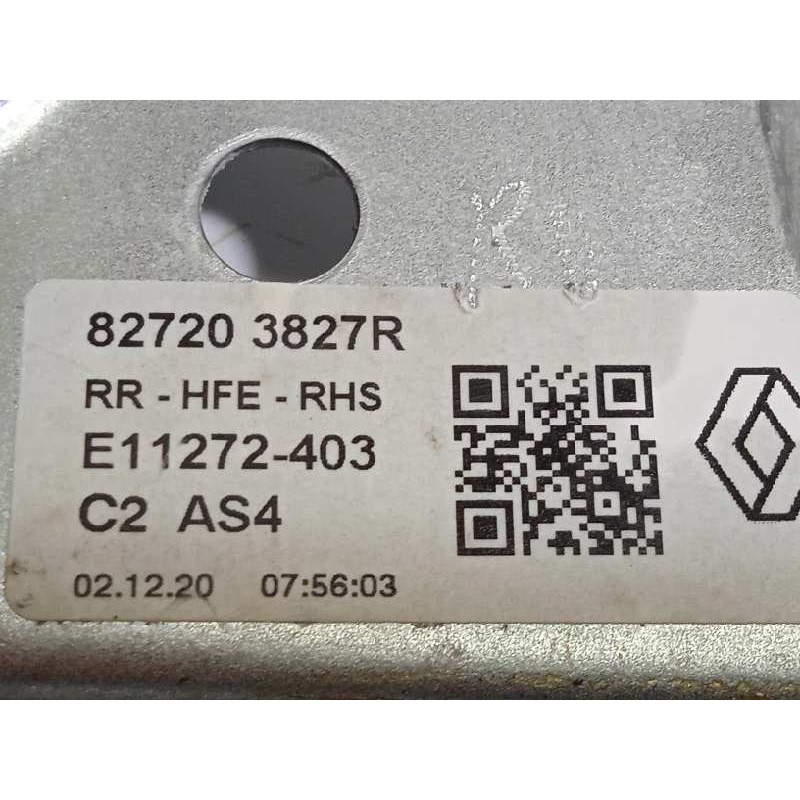 Recambio de elevalunas trasero derecho para renault kadjar 1.3 tce referencia OEM IAM 827203827R  