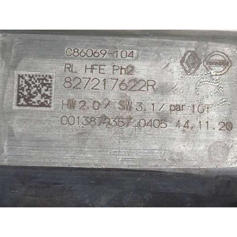 Recambio de elevalunas trasero izquierdo para renault kadjar 1.3 tce referencia OEM IAM 827217622R  