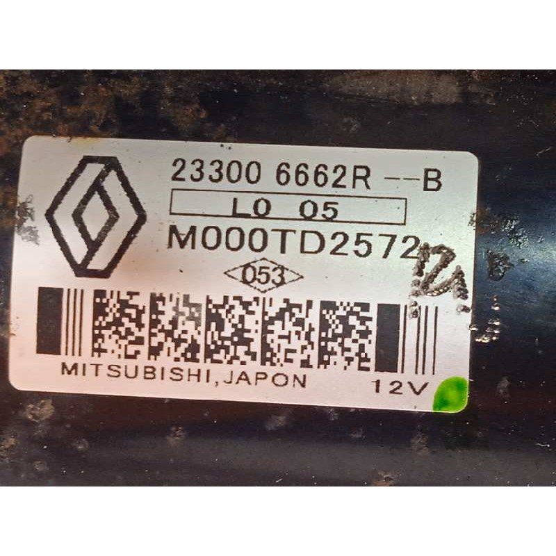 Recambio de motor arranque para renault kadjar 1.3 tce referencia OEM IAM 233006662R  M000TD2572