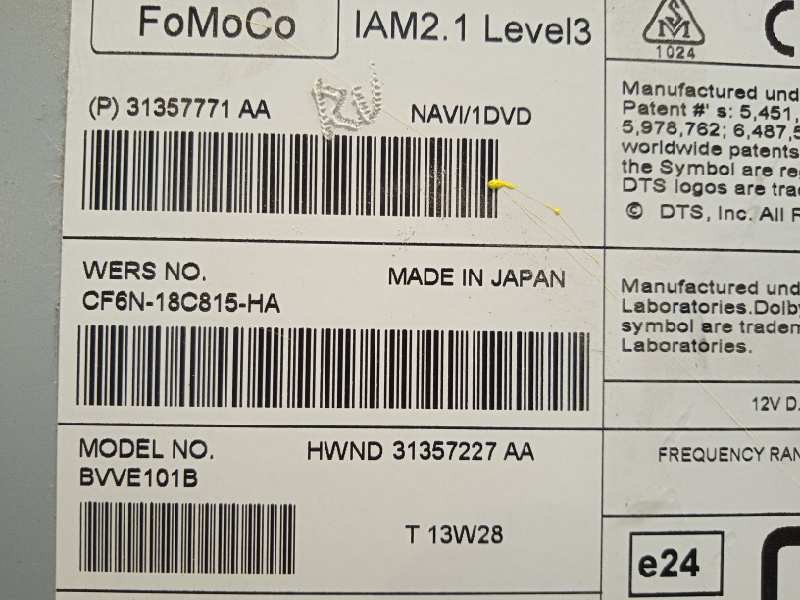 Recambio de sistema navegacion gps para volvo xc60 2.0 diesel cat referencia OEM IAM 31357771AA  31357227AA