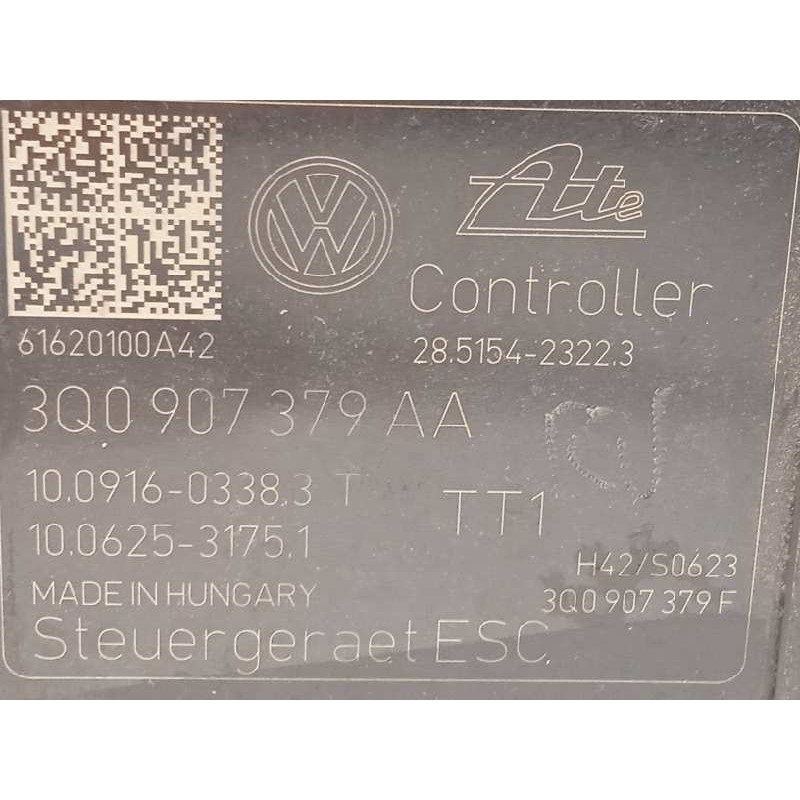 Recambio de abs para volkswagen golf vii sportsvan comfortline bluemotion referencia OEM IAM 3Q0614517AA 3Q0907379AA 10022006714