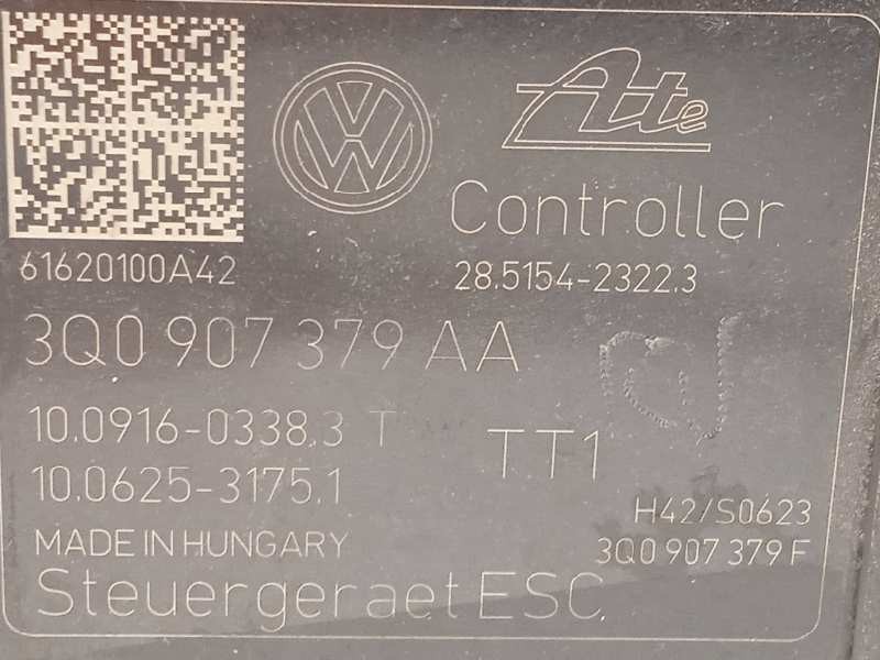 Recambio de abs para volkswagen golf vii sportsvan comfortline bluemotion referencia OEM IAM 3Q0614517AA 3Q0907379AA 10022006714