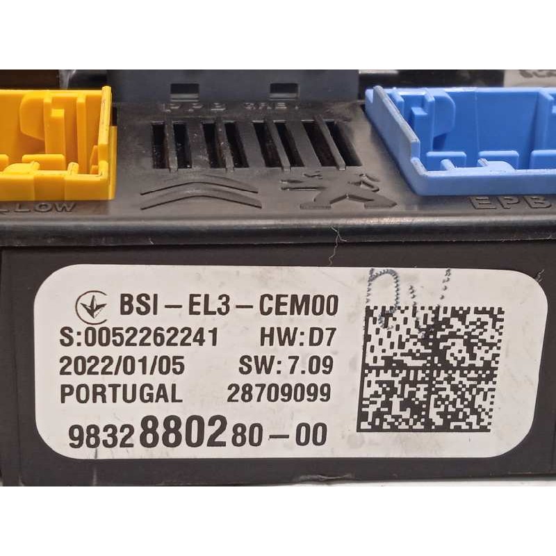 Recambio de caja reles / fusibles para citroën c3 aircross feel referencia OEM IAM 9832880280  28709099