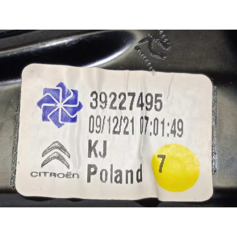 Recambio de elevalunas delantero izquierdo para citroën c3 aircross feel referencia OEM IAM 39227495 98820P1T21 0130824275