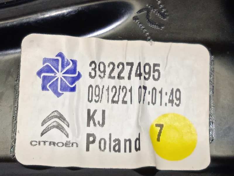 Recambio de elevalunas delantero izquierdo para citroën c3 aircross feel referencia OEM IAM 39227495 98820P1T21 0130824275