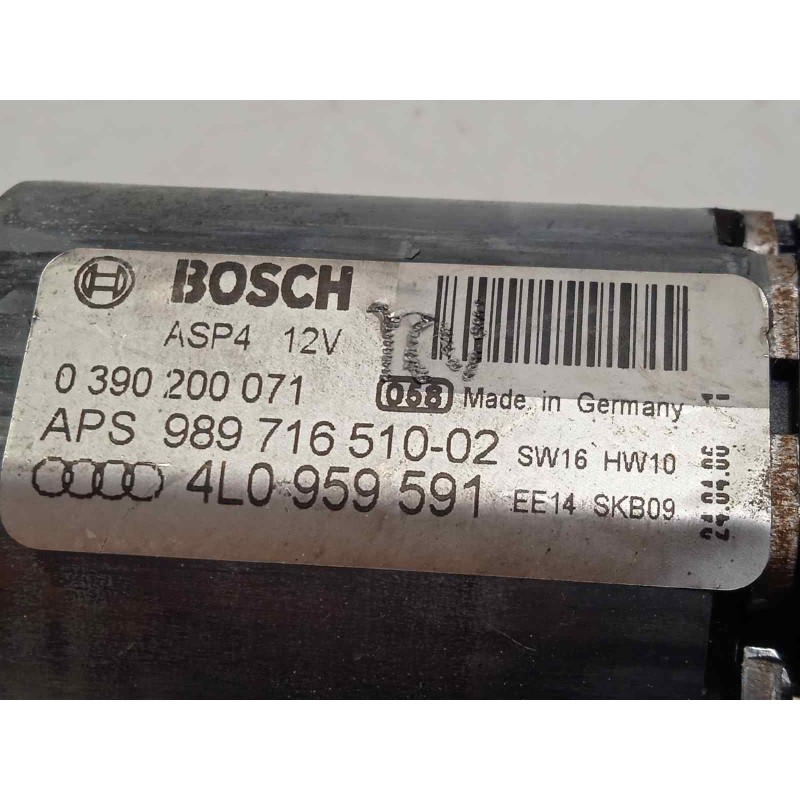 Recambio de motor techo electrico para audi q7 (4l) 3.0 tdi referencia OEM IAM 4L0959591  0390200071