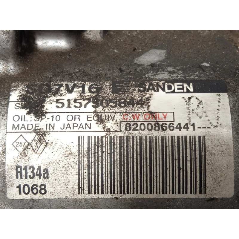 Recambio de compresor aire acondicionado para dacia sandero 1.4 cat referencia OEM IAM 8200866441  