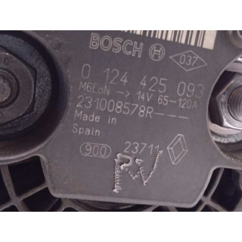 Recambio de alternador para renault scenic iii authentique referencia OEM IAM 231008578R  0124425093