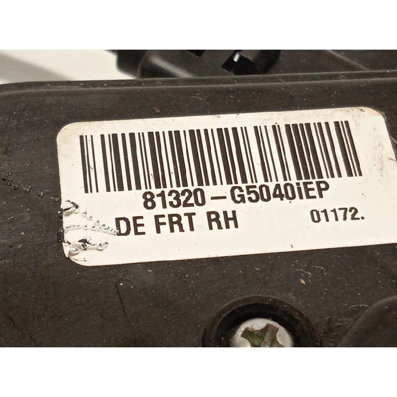 Recambio de cerradura puerta delantera derecha para kia niro referencia OEM IAM 81320G5040  