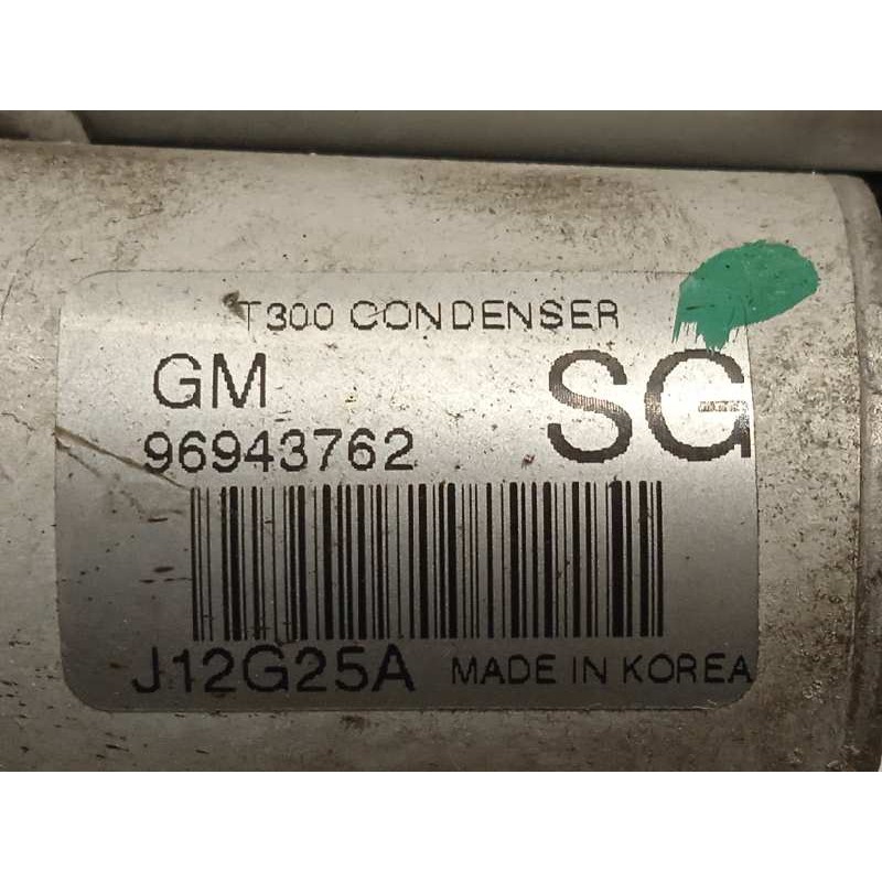 Recambio de condensador / radiador aire acondicionado para chevrolet aveo 1.2 cat referencia OEM IAM 96943762  