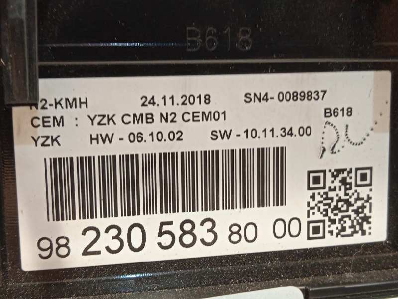 Recambio de cuadro instrumentos para citroën c3 shine referencia OEM IAM 9823058380  